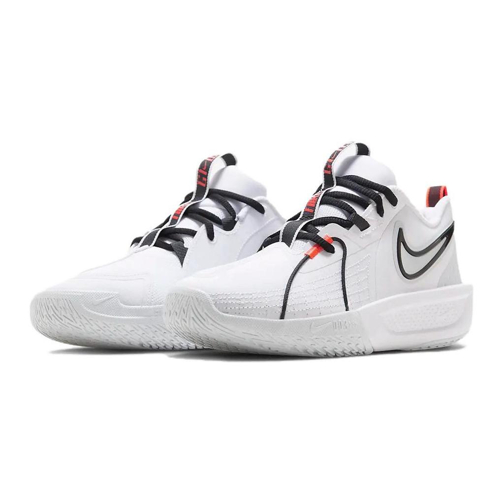 Nike G.T. Cut 3 GS Comfortable Cushioning, Wear Resistant Low Top Children's Basketball Shoes White FD7033-100