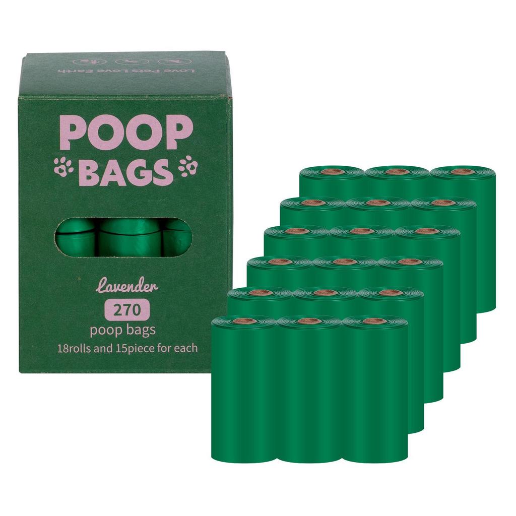Eco-friendly Biodegradable Dog Waste Bags with Dispenser