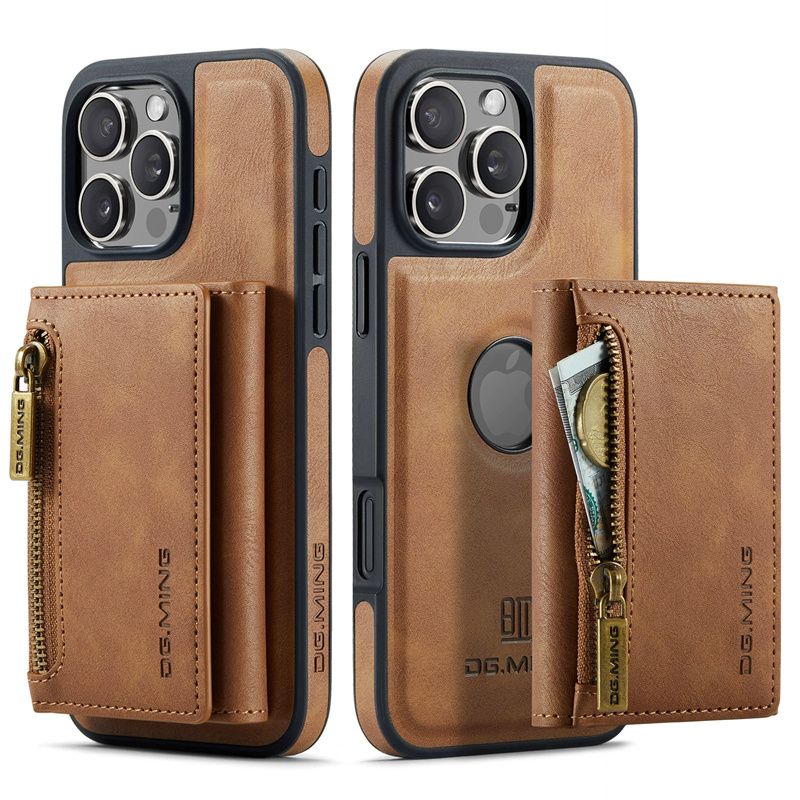 M5 Suitable for Apple IP17 Pro Max Wireless Charging Mobile Phone Case IP15 Pro Max Magnetic Card Case Protective Case