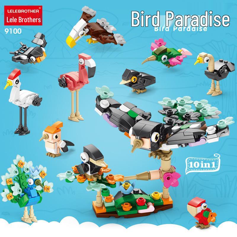 Lele Brothers Educational Flying Bird Building Blocks Set for Kids