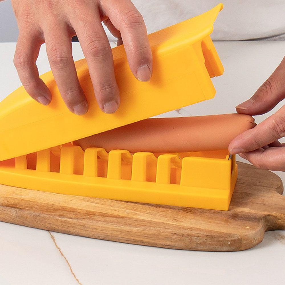 Creative Hot Dog Cutter DIY Banana Cutter Multifunctional Sausage Peeler Camping