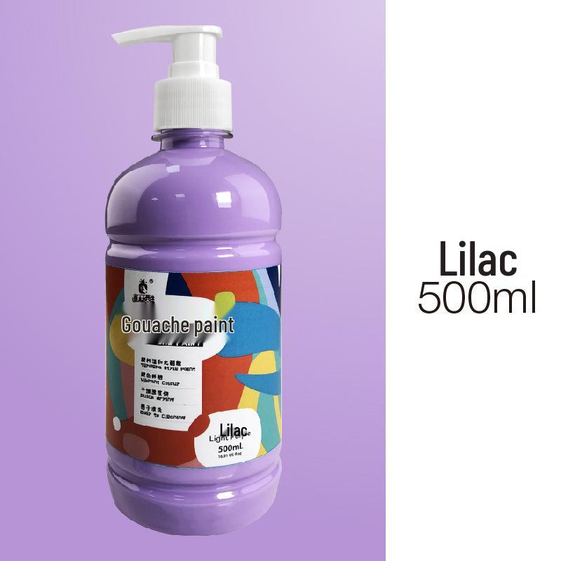 Kunstbedarf: 24-Farben 500ml Waschbares Gouache-Farben-Set für Bildungseinrichtungen und Kinder