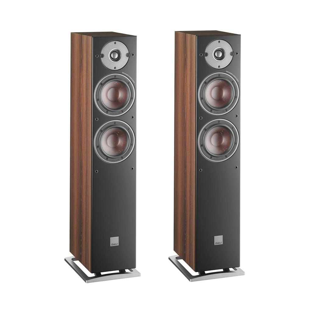 Dali OBERON 5 DW Gulvstående Sett med 2 (Mørk valnøtt) Høyttalere,