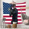 Leon Kennedy USA Flag Wall Hanging Tapestry Poster Banners Durable Polyester For Room College Dorm Bedroom Living Room Decor