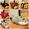 PP Cotton Press Squeeze Doll Pendant Plushies Doll Crocodile Plush Keychains  Home Party Decor