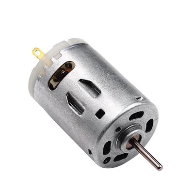 RS-385 12V Kartáčový DC Motor Vysokorychlostní Mikro DC Motor Kartáčovaný Kov Nerezová Ocel Převodový Motor Pro Díly Elektrických Spotřebičů a Nářadí