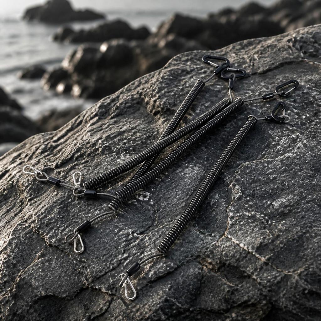 Anti-Loss Fishing Lanyard with Snap Hooks Heavy Duty for Anglers, Fishermen
