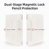 Case for iPad 10/11th! Magnetic Closure Double-Sided Folio, Y-Fold Multi-Angle, Auto Wake/Sleep Smart Cover