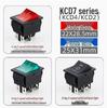 Ship-shaped KCD4 Rocker Switch with Light, 4/6 Pins, 2/3 Gears, 16A 250V Industrial Power Control