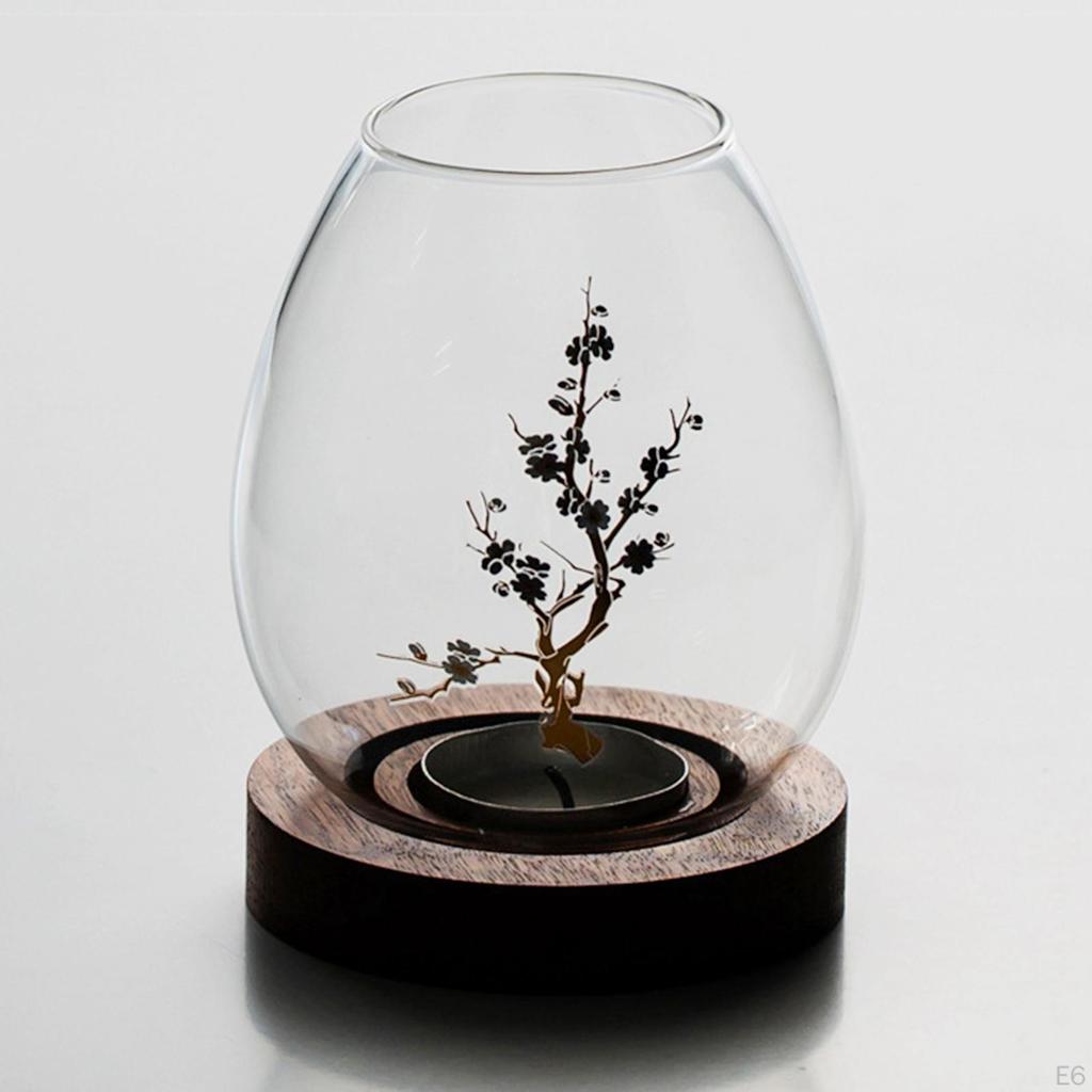 Candle Holder Romantic Portable Round Hollow Wedding Transparent Candlestick Party