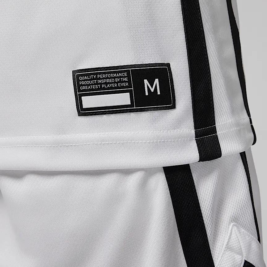 Jordan SS24 Dri-Fit V-Neck Pullover Logo Print Straight-Cut Sleeveless Basketball Jersey Men Jersey Team-White HF0523-106
