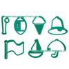 PP Small Halloween & Christmas Pumpkin Cookie Stamp Mold for DIY Baking
