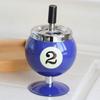 Hot Selling Creative Metal Ashtray Lidded Anti Smoke Ash Flying For Office Billiard Bar KTV Home Decor