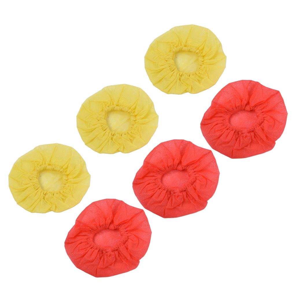 100 Pcs Disposable Microphone Cover Non Woven Microphone Protective Cover for Schools Universities
