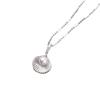 New Pearl Shell Pearl Silver Necklace Ins Necklace Niche Gift
