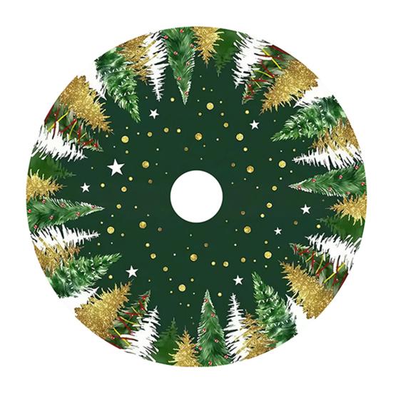 36 Inch Christmas Tree Skirt Cute Snowman/Gnome Rustic Xmas Tree Skirt