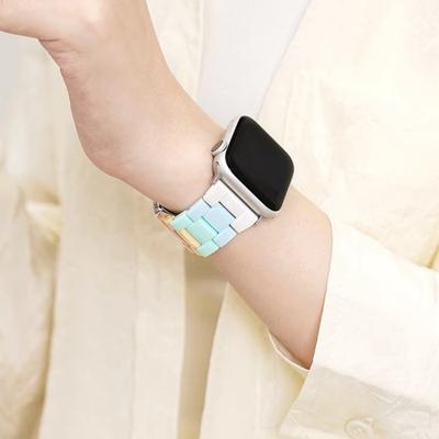 Do paska Candy Rainbow do paska Apple Watch 8 7 6 5 4 3 SE 42MM 38MM 44MM 40MM Modna pętla do inteligentnego zegarka iWatch 41MM 45MM