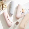 Silicone storage beauty bag, dust-proof makeup brush tool storage bag, travel portable makeup handbag