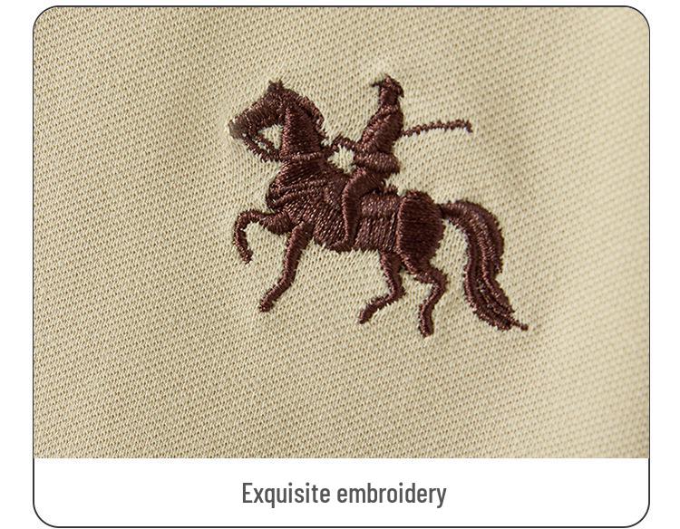 T-shirt Polo Tendance Style Coréen pour Garçons - Été 2025 Casual Manches Courtes