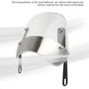 Motorcycle Windshield Wind Deflector Windscreen Replace Front Flyscreen for 5"-9.45" Round Headlight Motorbike Accessory