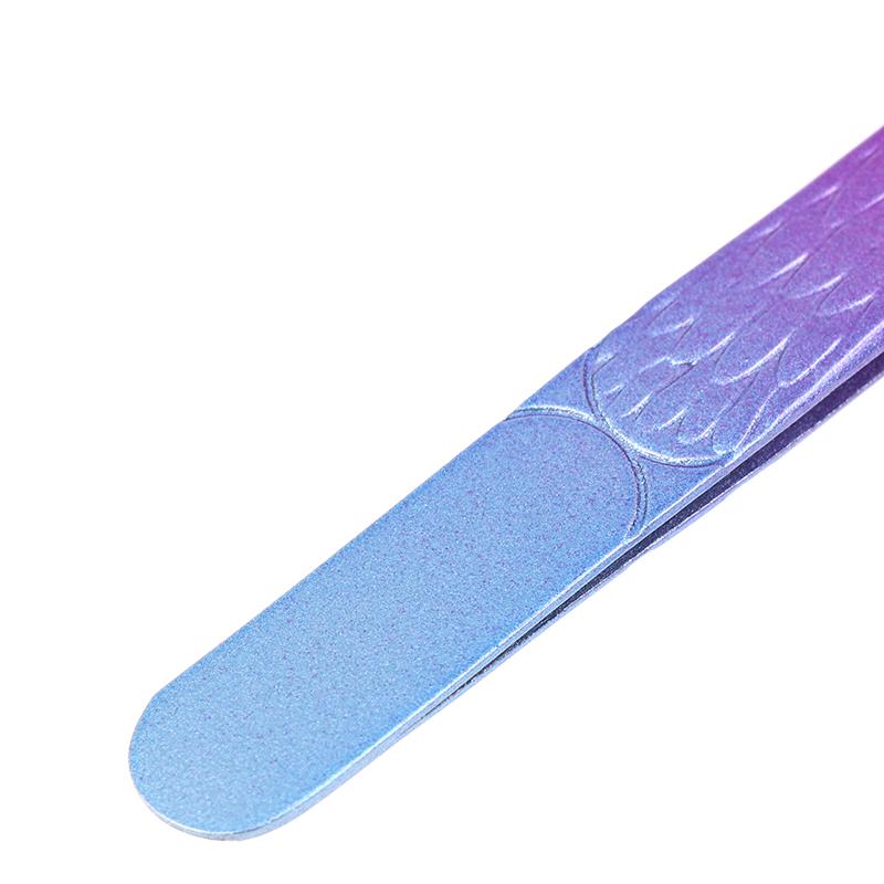 Tweezers For Eyelash Extension Colorful Stainless Steel Superhard Tweezers High Precision Anti-Static Makeup Tweezers