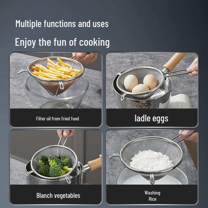 Chuidaishuang 304 Stainless Steel Conical Mesh Strainer