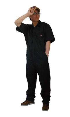 Dickies Kurzarm-Overall "33999" Farbe: Schwarze Größe: Mittel