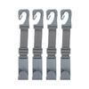 4Pcs/Set Car Headrest Hooks For Car Car Seat Hooks Purse Hooks For Car Handbag Clothes Coats Grocery Bags