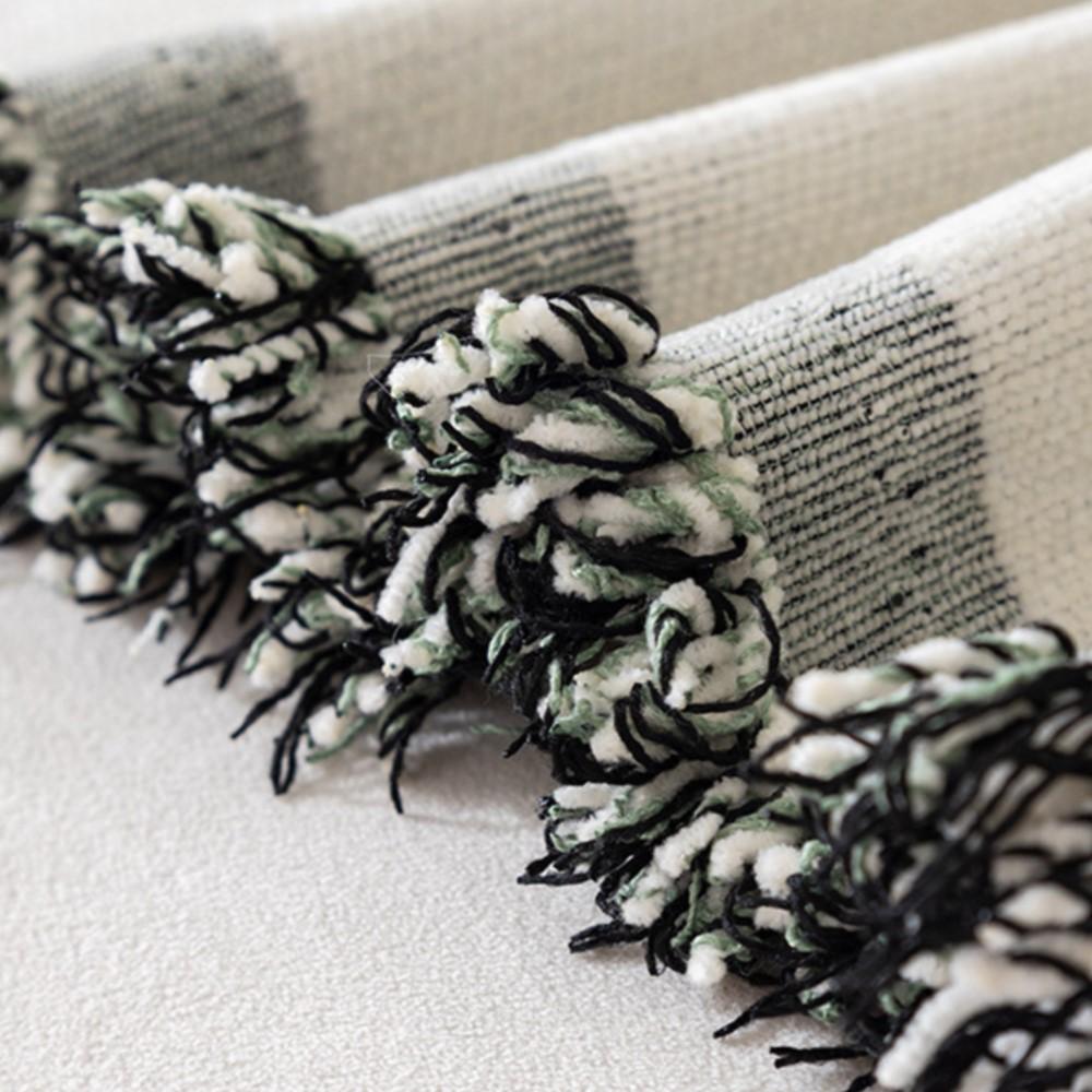 Kreslený Vytištěný Střapec Potah na Pohovku Jednolůžkový Celoroční Přehoz Prach Ochrana proti Kočičím Škrábancům Ochranný Potah Pohovka Deka Podložka