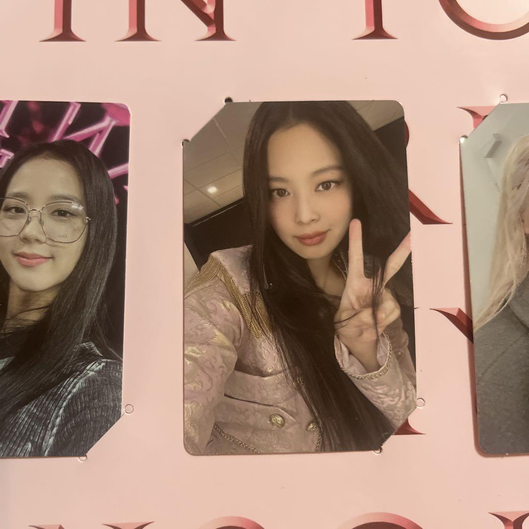 [Б/У] blackpink jennie LP лимитированная торговая карта bornpink jennie