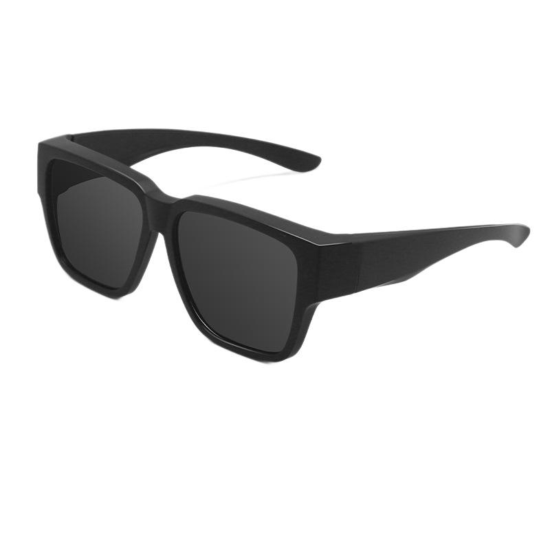 New large-frame prescription clip-on sunglasses for outdoor use, portable for both men and women, multi-purpose polarized driving sunglasses for