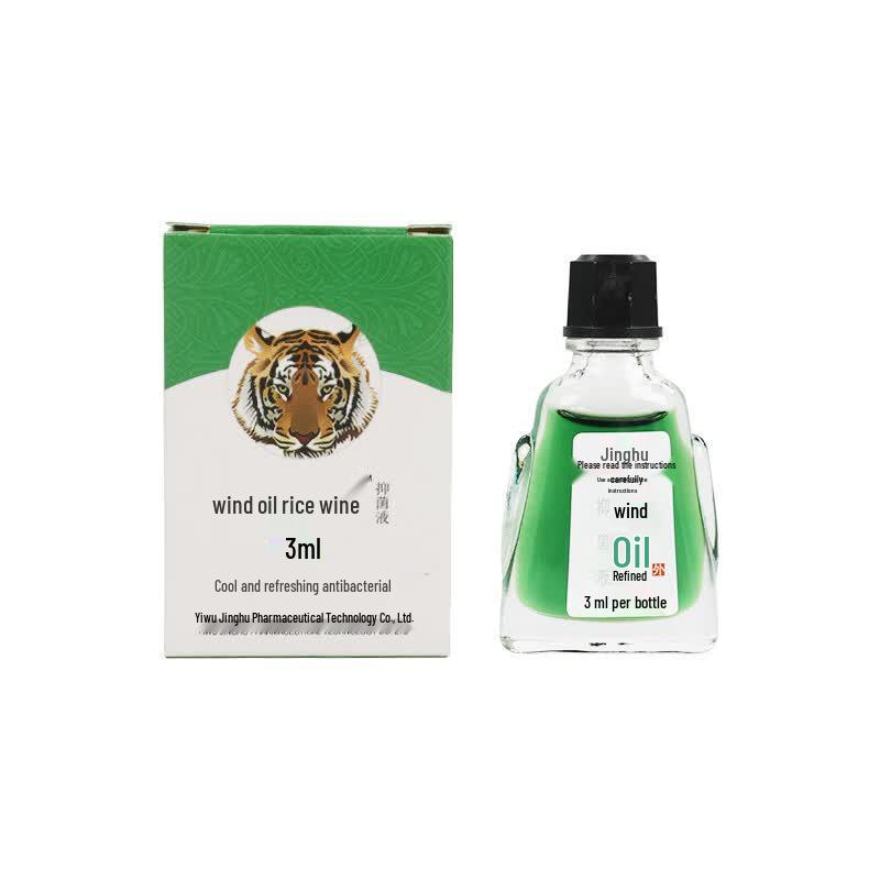 Jinghu Cooling & Refreshing Wind Oil Essence, 100 Bottles
