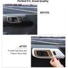 Inner Door Handle Bowl Decor Cover Bezels for 21+ Ford Bronco White Accessories