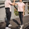New Balance T Shirts Men's Pink Crew Neck Moderate (Unisex) T-Shirts AMT31251 SOI