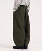 EZKATON Chino Balloon Wide Pants Khaki Mmlp6858