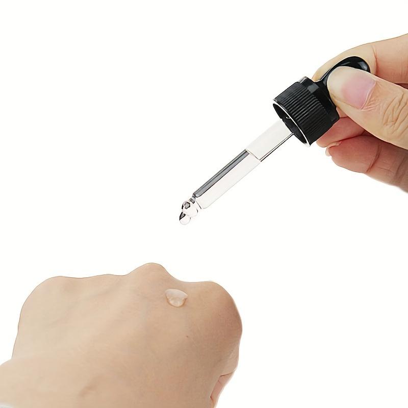 5/10/20 Stück + 4 Zubehörteile: 30 ml nachfüllbare Tropfflasche aus Glas, 2 Trichter, 2 Pipetten, für ätherische Öle und Parfüme.