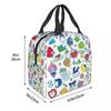 Tamagotchi Friends Insulated Lunch Bag for Women Office Cooler Thermal Food Box Tote Portable Lunch Boxes Container