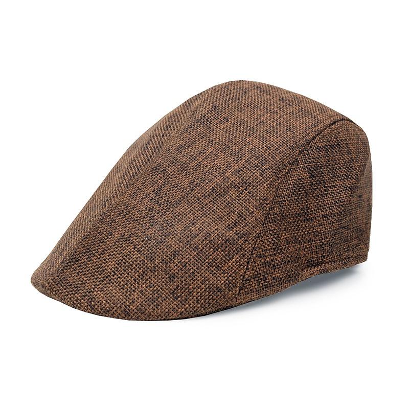 

Cotton And Linen Solid Color Thin Beret Sports Hat Fashion Hat Breathable Hat Newsboy Hats Sun Hat