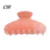 Scratch-resistant Hair Clip Back Head Claw, Macaron Color Shower Clip, Smooth Surface Large Damage-free Anti-Slip Teeth Accessory for Buns Commuting