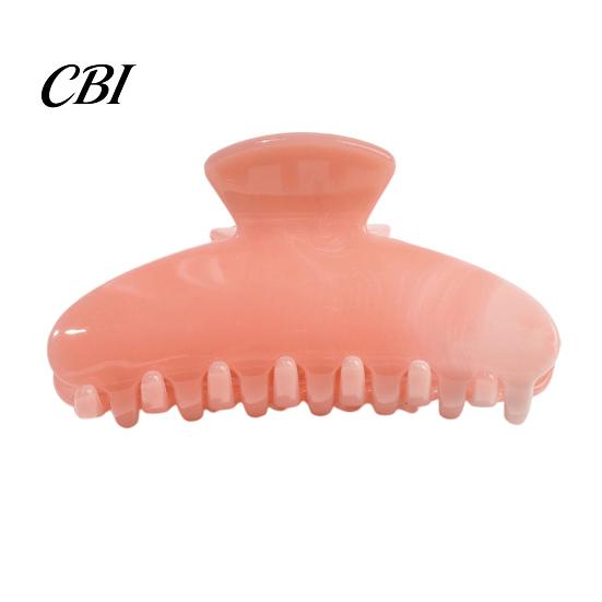Scratch-resistant Hair Clip Back Head Claw, Macaron Color Shower Clip, Smooth Surface Large Damage-free Anti-Slip Teeth Accessory for Buns Commuting