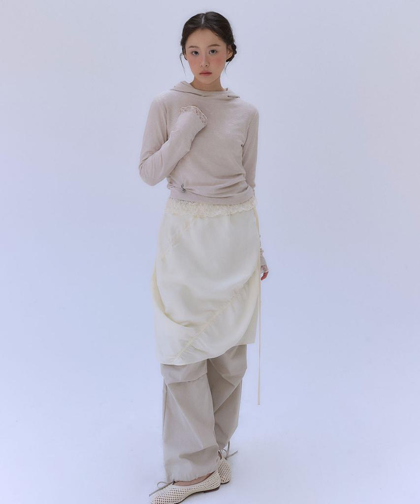 OURO Cotton Pocket Jogger Pants [ Beige ]