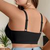 European and American Oversized Front-clasp Bra Without Steel Ring Comfortable Underwear for Running Shockproof and Gathered Beautiful Back Bra