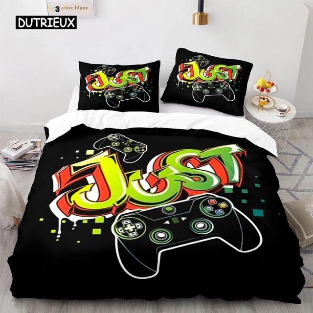 New Game Controller Duvet Cover Gamepad Bedding Set Kids Boys Teens Gifts Bedroom Decoration Video Game Duvet Cover For Youth