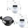 Solar-Außenzaunleuchte mit wasserdichter LED zur Beleuchtung von Gartenwegen