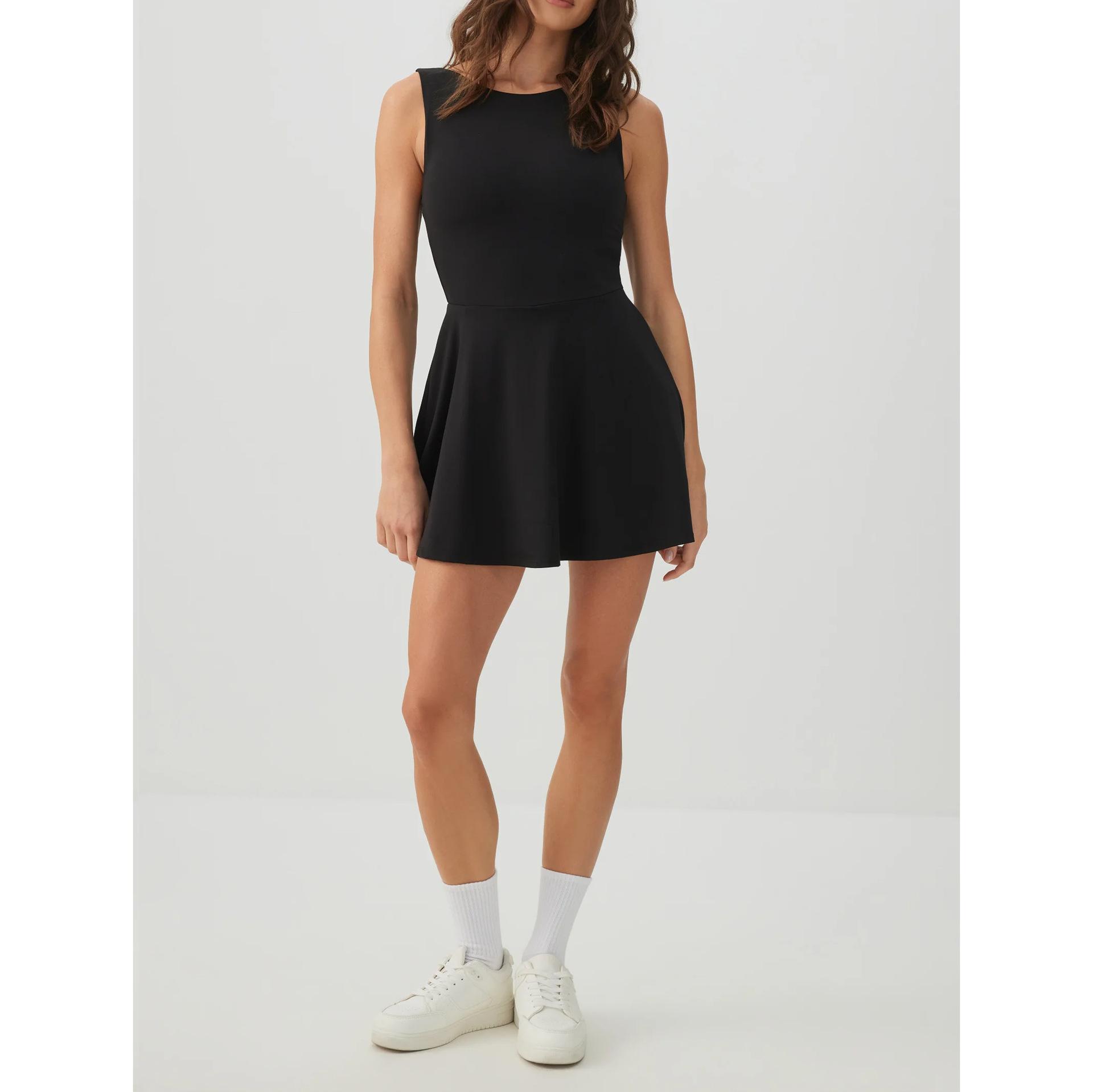 2026 summer new Amazon cross-border sports dress, pocket tennis golf classic versatile model S чёрный