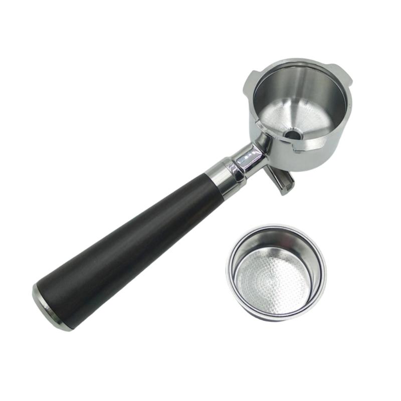 51mm Portafilter with Base for Coffee Machines Portable Espresso Filter Basket for Home and Professional Brewing