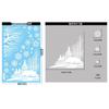 Snowflake Scene Christmas Window Stickers: Holiday Atmosphere Glass Decor