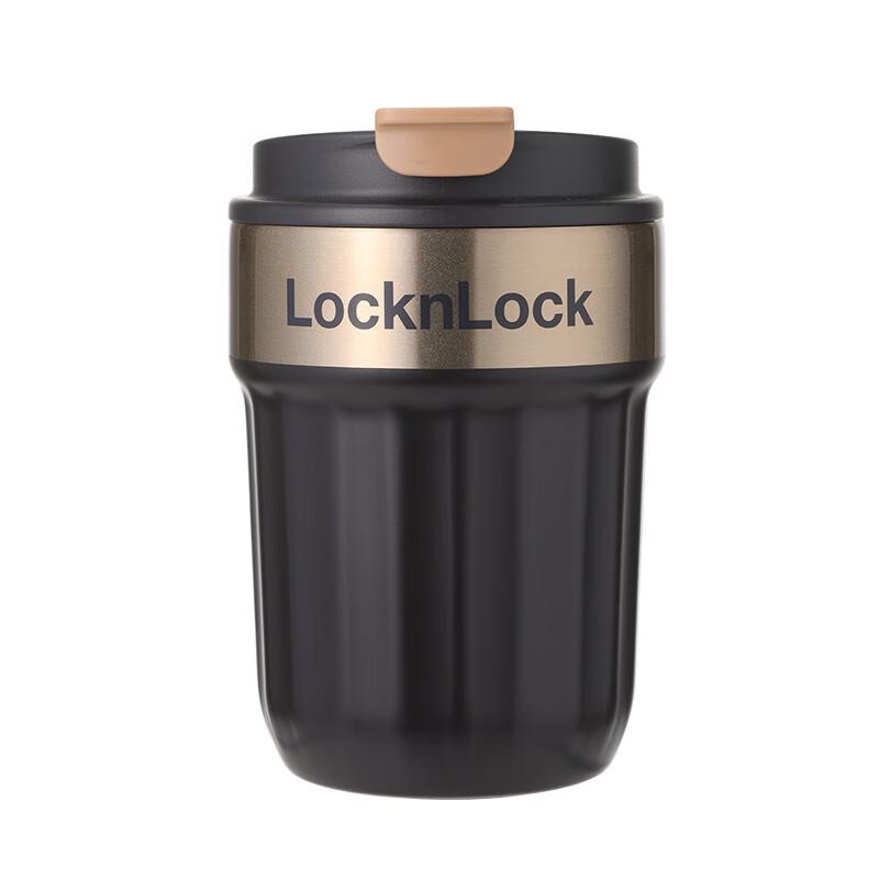 

LocknLock Stainless Steel Vacuum Coffee Mug with Handle
