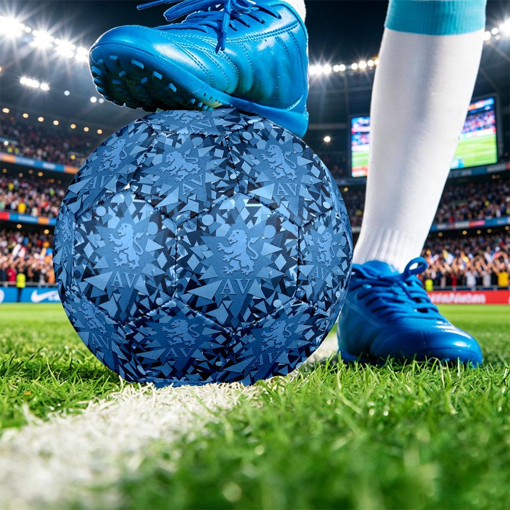 Aston Villa FootballPrinted Size 5 Soccer Ball, Anti Slip Adult Match Football Souvenir for Football Fans