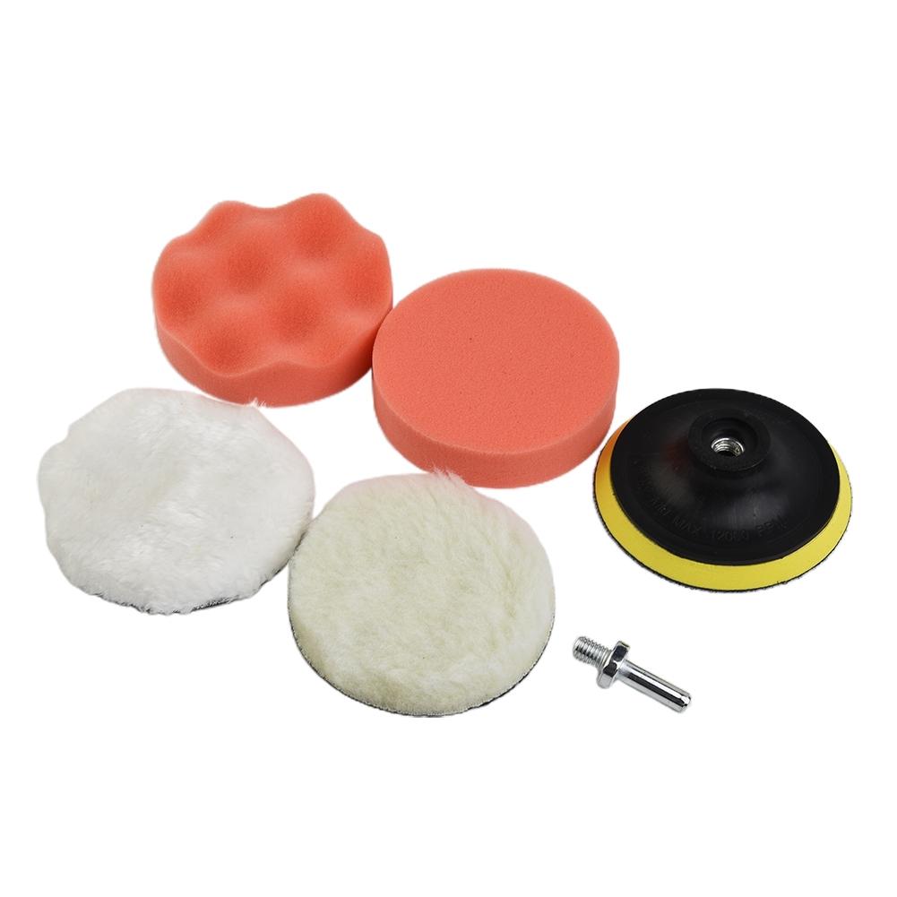 Bonnet Polishing wheel Buffing Pad Car Cleaning Plates Kit Rotary